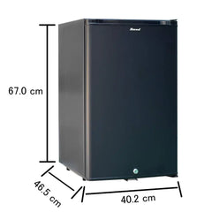 SMAD 50L Spacious Cooler - Large and Durable Absorption Fridge with Lock for Caravan, Campervan, Truck, Camping - AC/DC, 0-10°C, Silent Eco Cooling