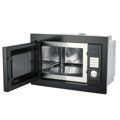 SMAD Built-In Microwave Oven With Grill 25L 900W - Stainless Steel Finish